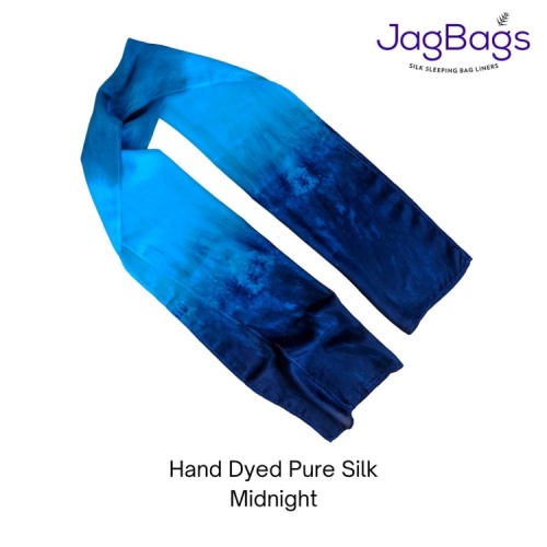 JagBag Long Silk Scarf - Midnight